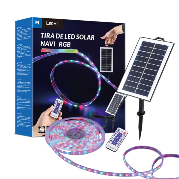 Pack de Fita LED  Solar Smd2835 300L Multicolorido - 5 Metros