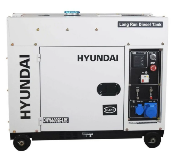 Gerador Diesel de Apoio Solar Hyundai DHY6600SE-LRS